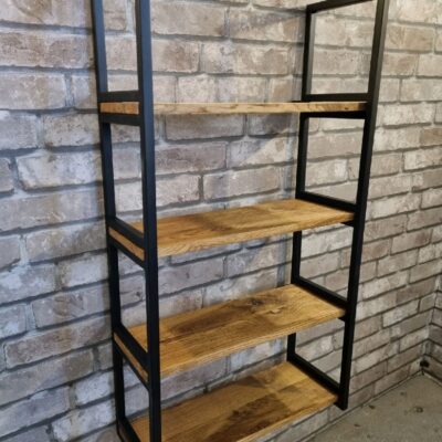 Полка в стиле Лофт из массива дуба Б-002