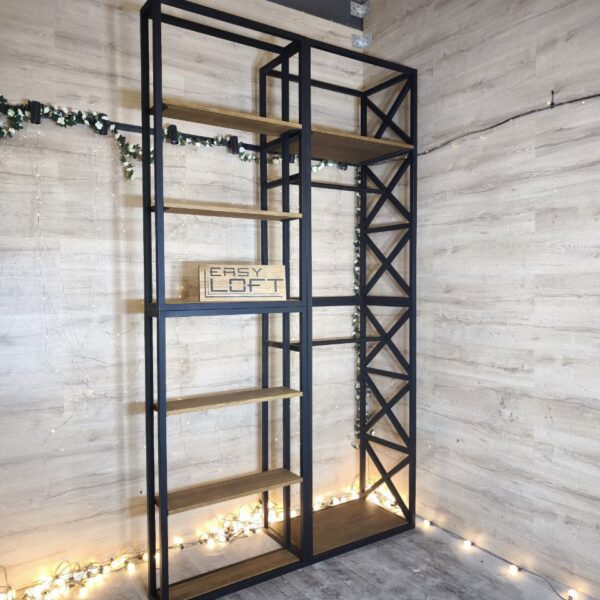 Прихожая в стиле Лофт из массива дуба П-061