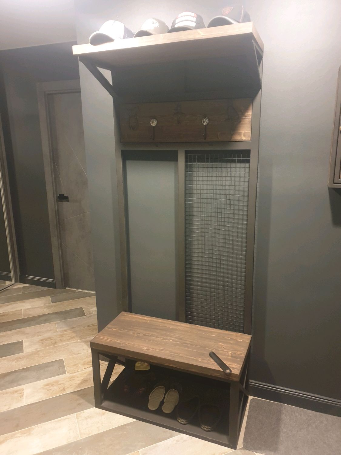 Прихожая в стиле Лофт П-002