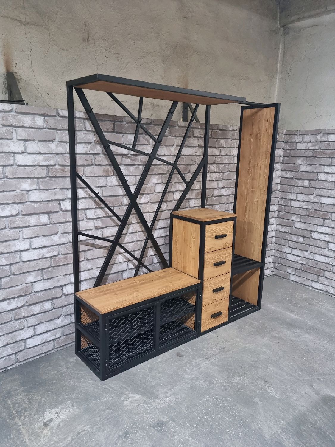 Прихожая в стиле Лофт П-009