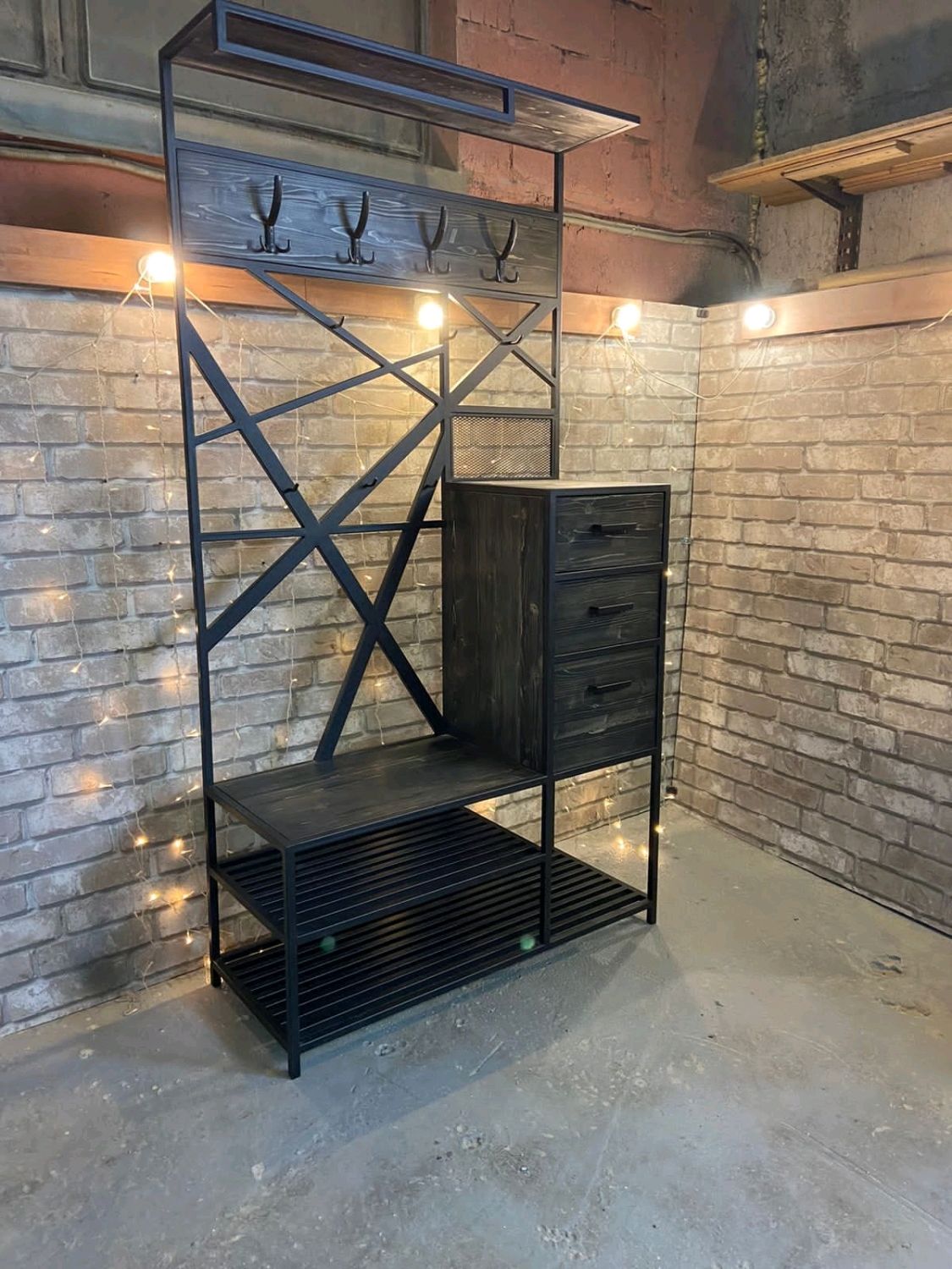 Прихожая в стиле Лофт П-025