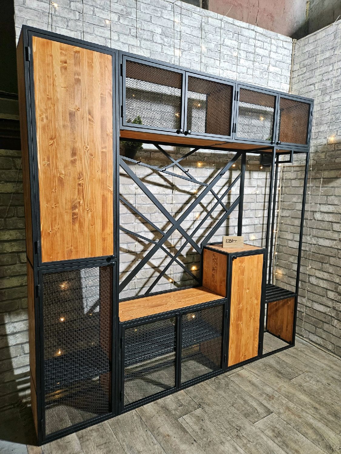 Прихожая в стиле Лофт П-032