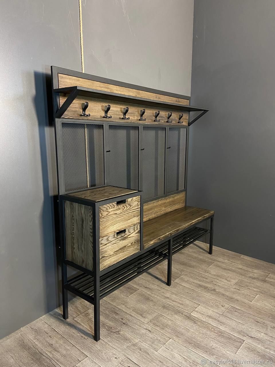 Прихожая в стиле Лофт П-047