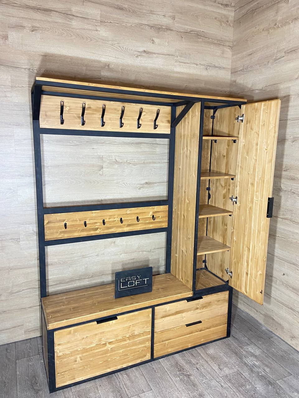 Прихожая в стиле Лофт П-049