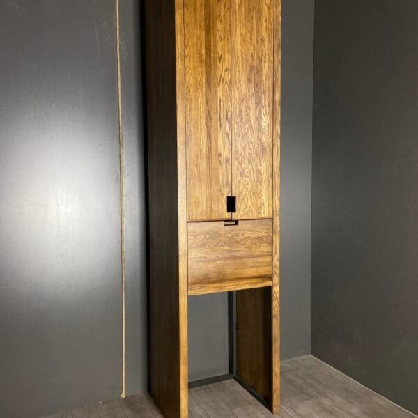 Шкаф в стиле Лофт из массива дуба Ш-005