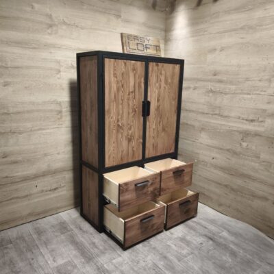 Шкаф в стиле Лофт Ш-007