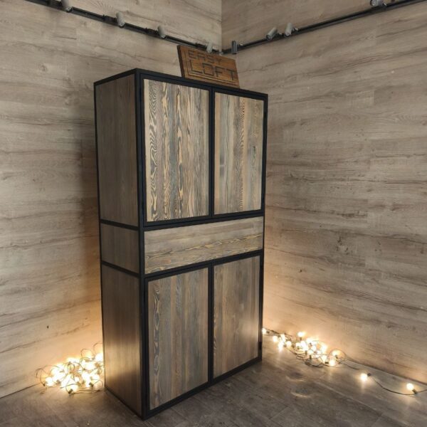 Шкаф в стиле Лофт Ш-008
