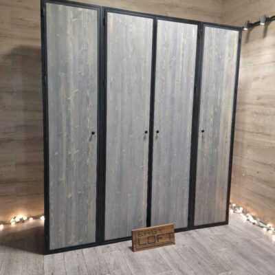 Шкаф в стиле Лофт Ш-009