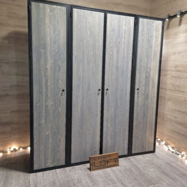 Шкаф в стиле Лофт Ш-009