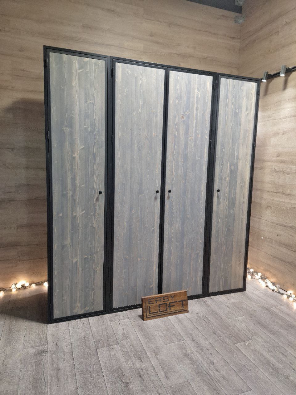 Шкаф в стиле Лофт Ш-009