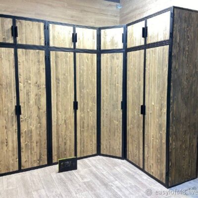 Шкаф в стиле Лофт Ш-014