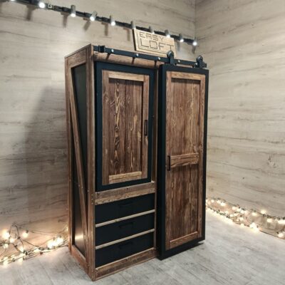 Шкаф в стиле Лофт Ш-016