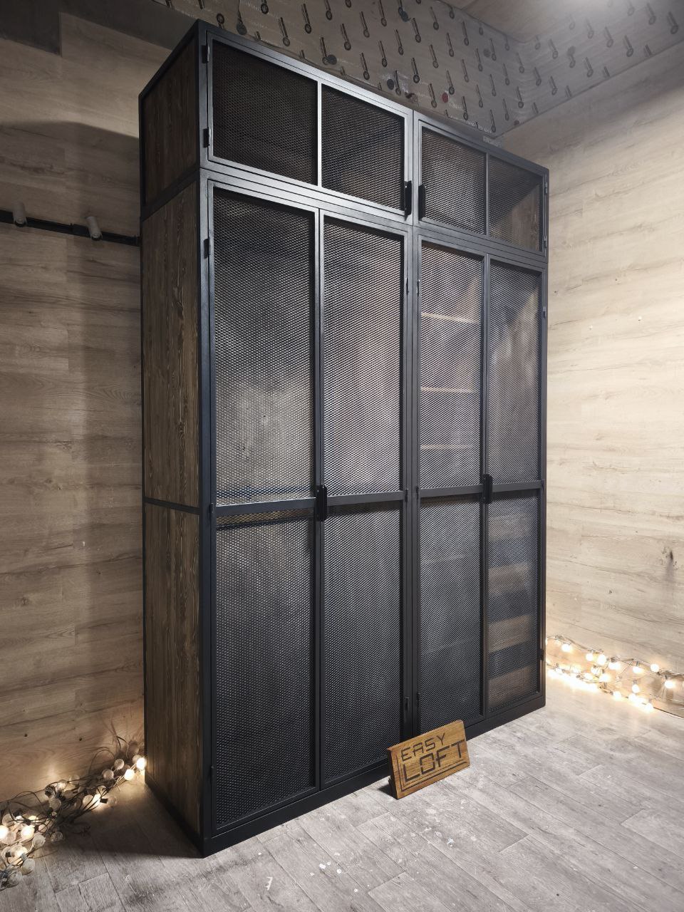 Шкаф в стиле Лофт Ш-017