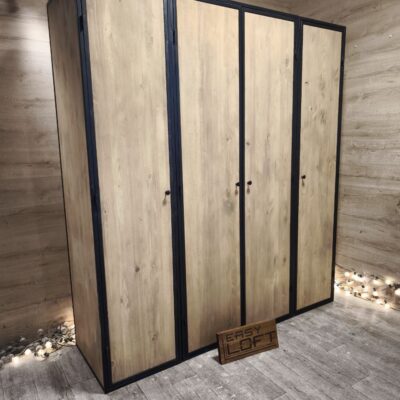 Шкаф в стиле Лофт Ш-018