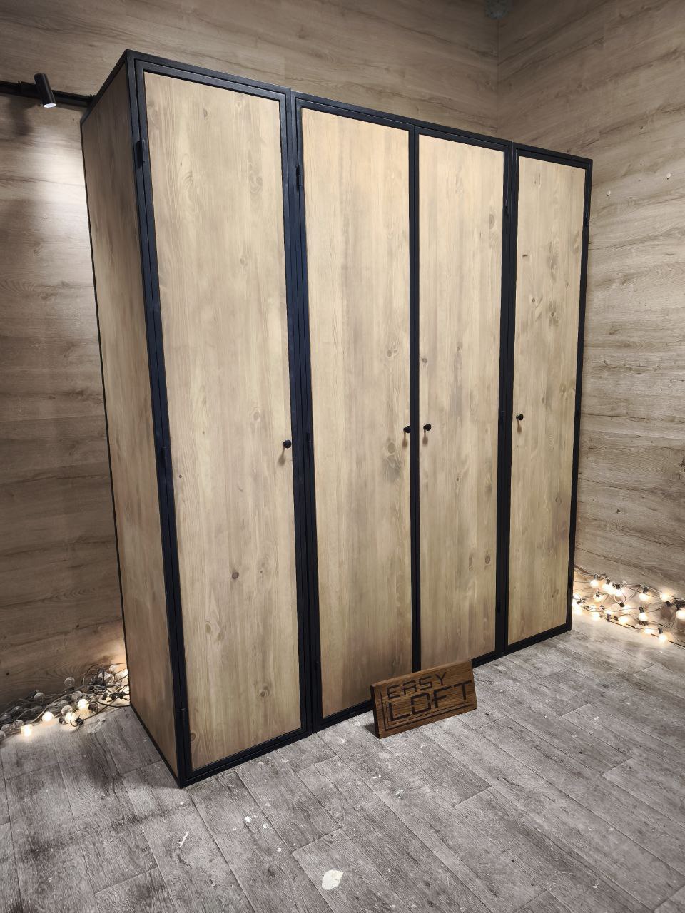 Шкаф в стиле Лофт Ш-018