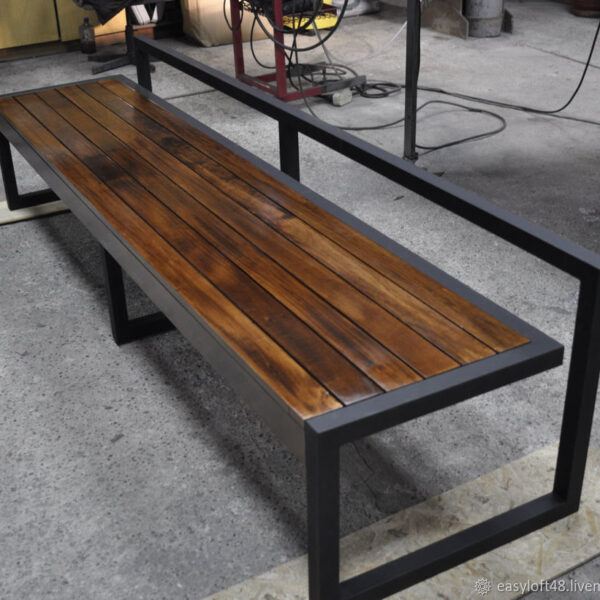 Скамья в стиле Лофт М-001