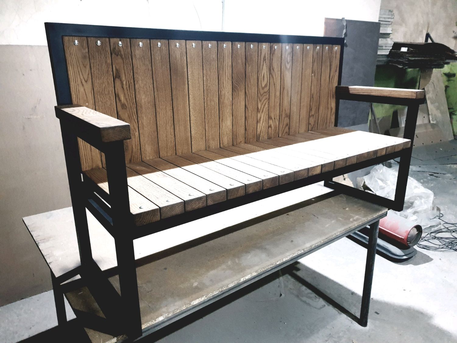 Скамья в стиле Лофт М-004