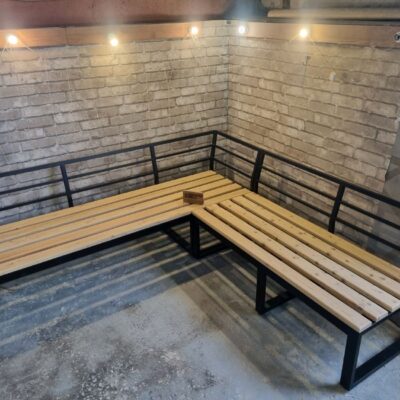 Скамья в стиле Лофт М-009