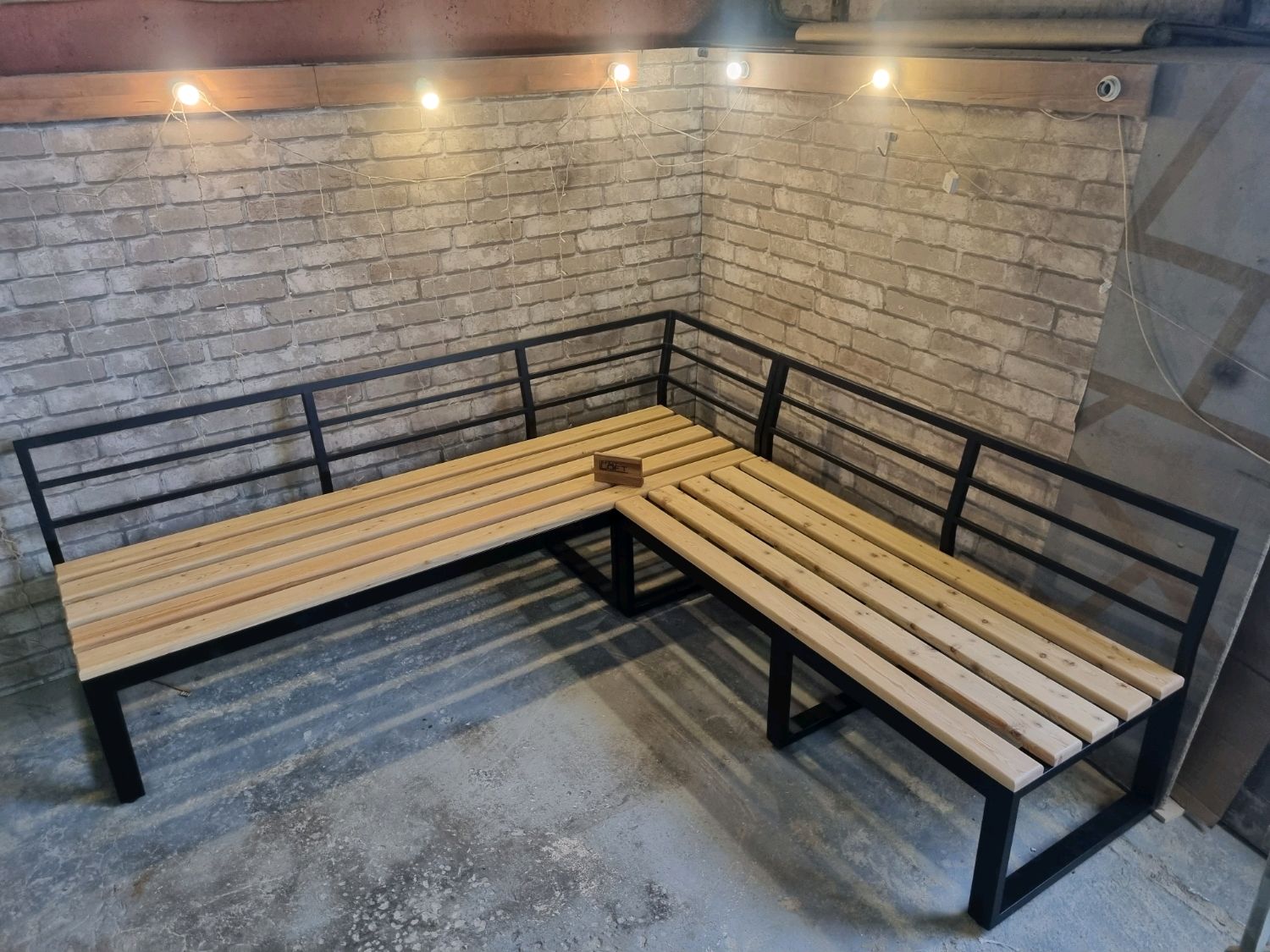 Скамья в стиле Лофт М-009