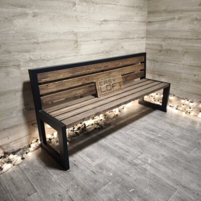 Скамья в стиле Лофт М-015