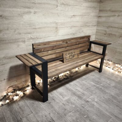 Скамья в стиле Лофт М-016