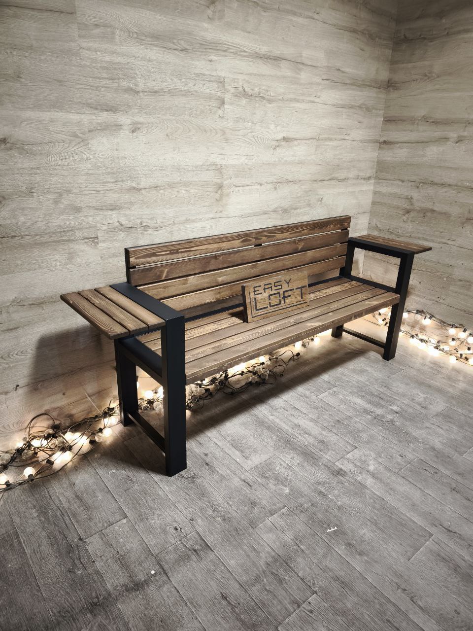 Скамья в стиле Лофт М-016