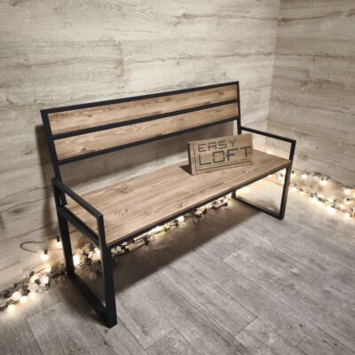 Скамья в стиле Лофт М-017