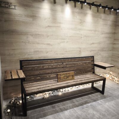 Скамья в стиле Лофт М-018