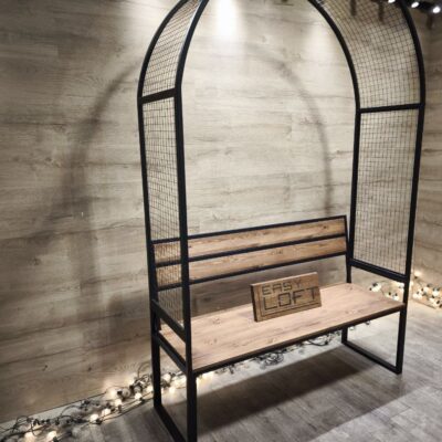 Скамья в стиле Лофт М-019