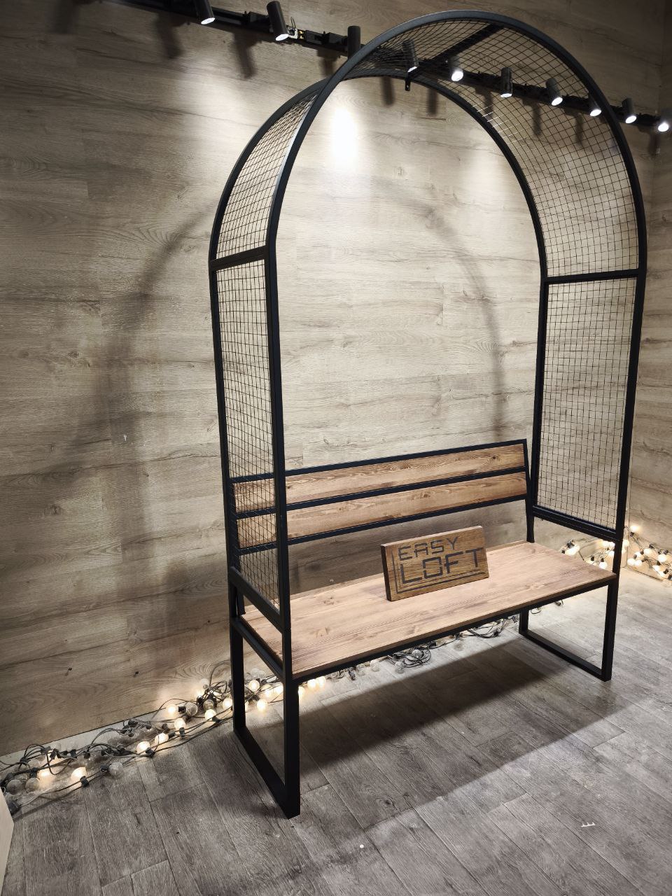 Скамья в стиле Лофт М-019