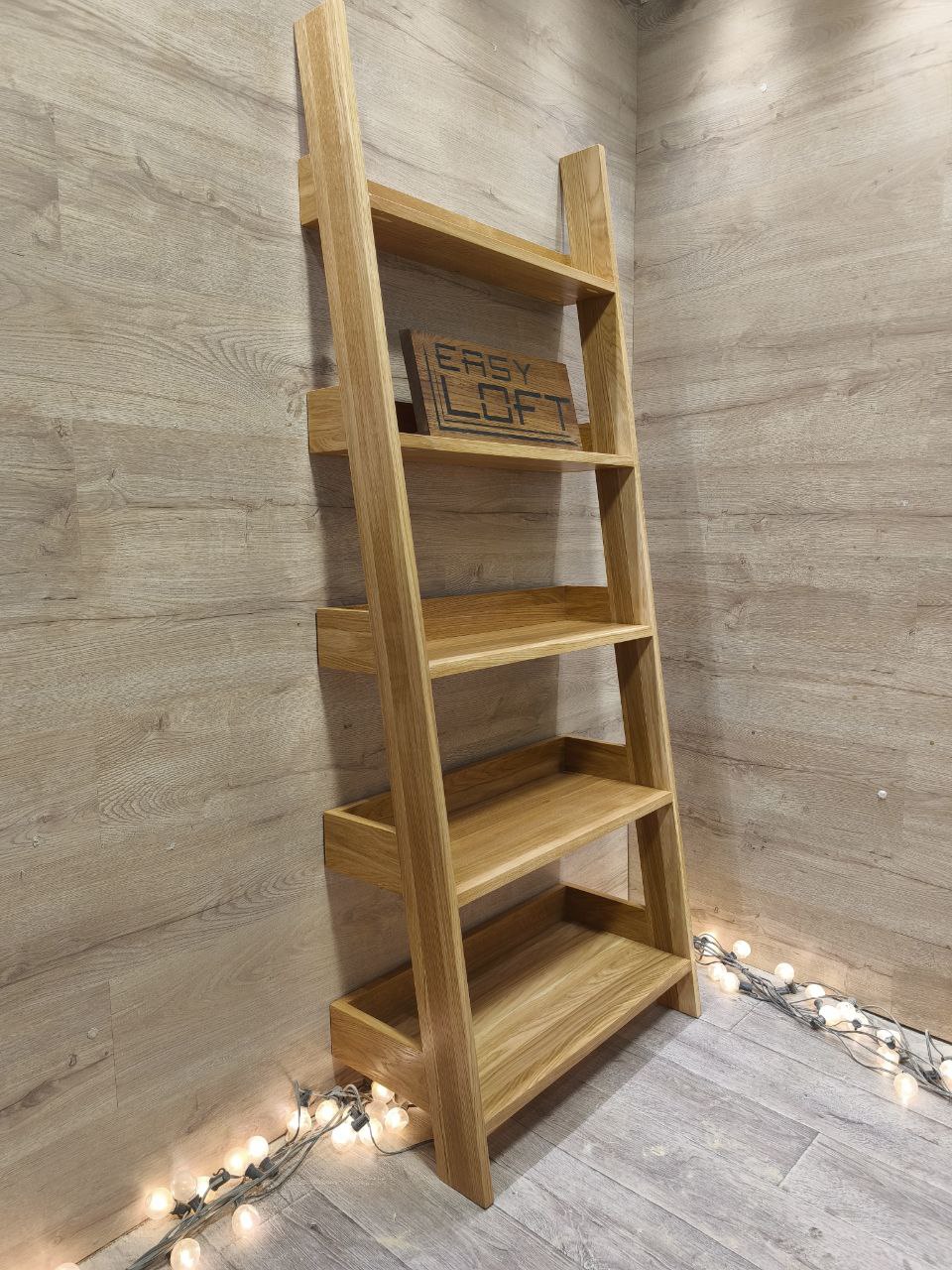 Стеллаж в стиле Лофт из массива дуба Л-140