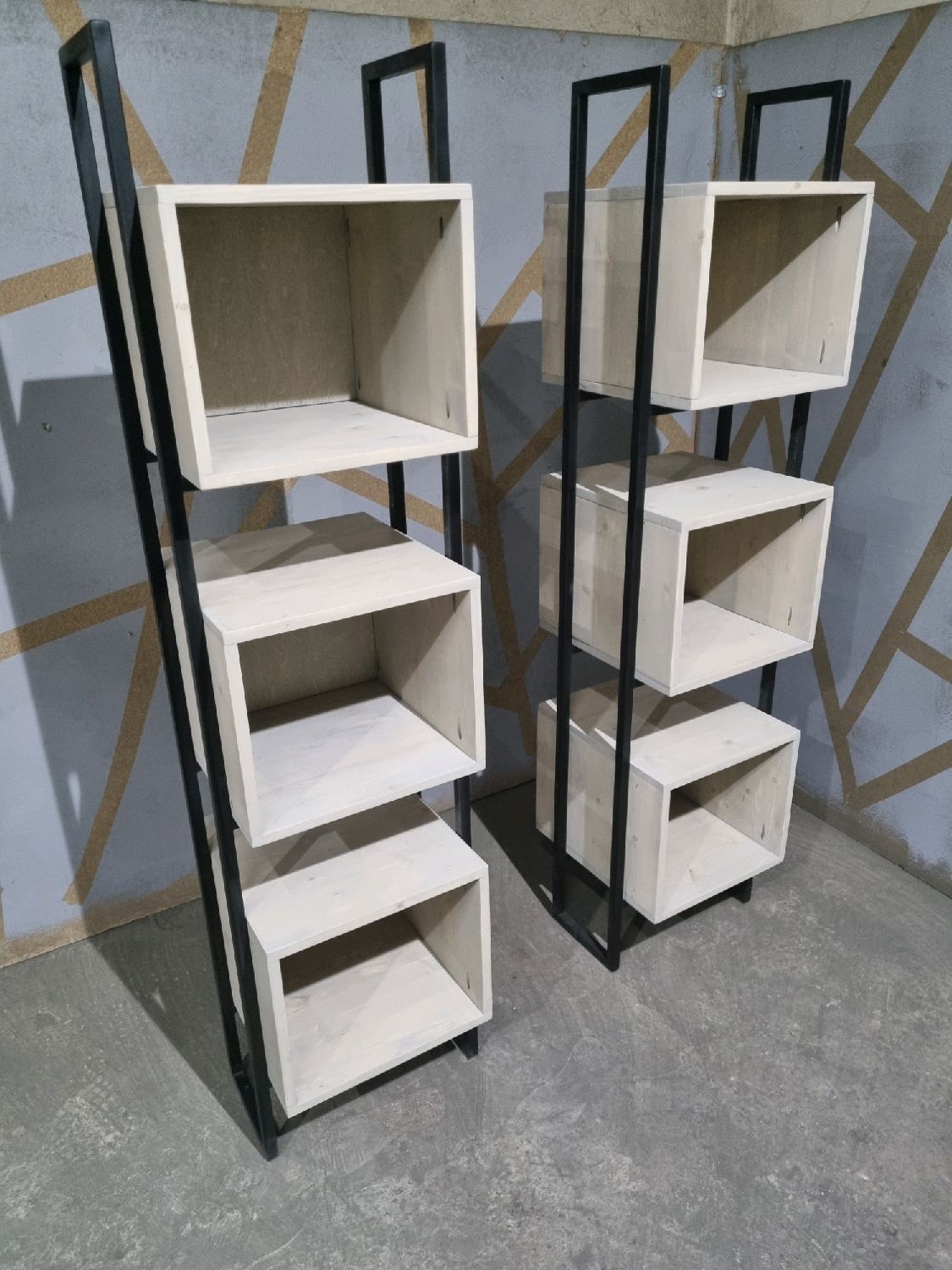 Стеллаж в стиле Лофт Л-033