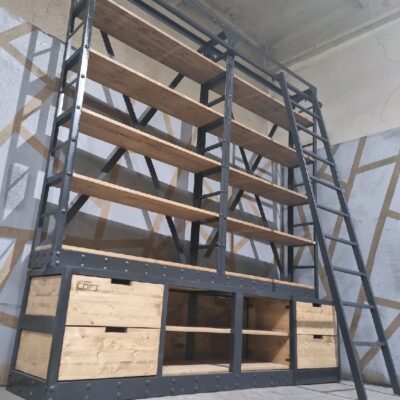 Стеллаж в стиле Лофт Л-034