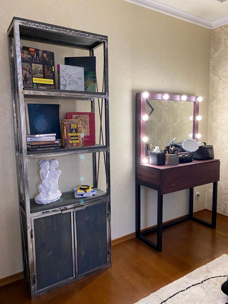 Стеллаж в стиле Лофт Л-035