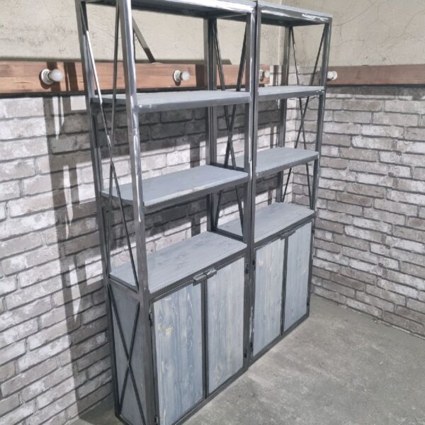 Стеллаж в стиле Лофт Л-042