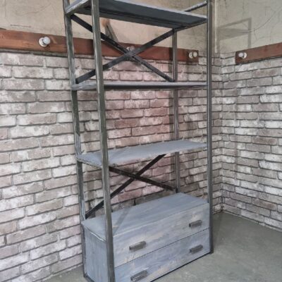 Стеллаж в стиле Лофт Л-048