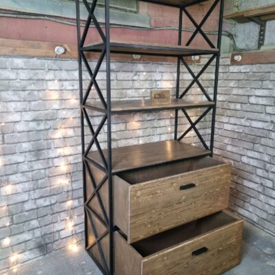 Стеллаж в стиле Лофт Л-069