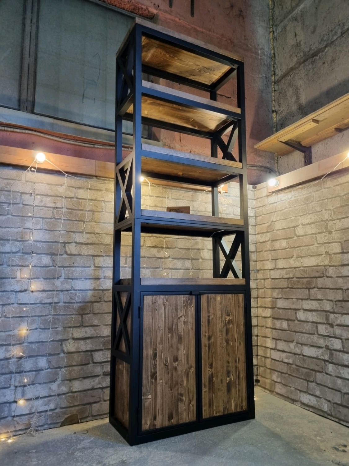 Стеллаж в стиле Лофт Л-070