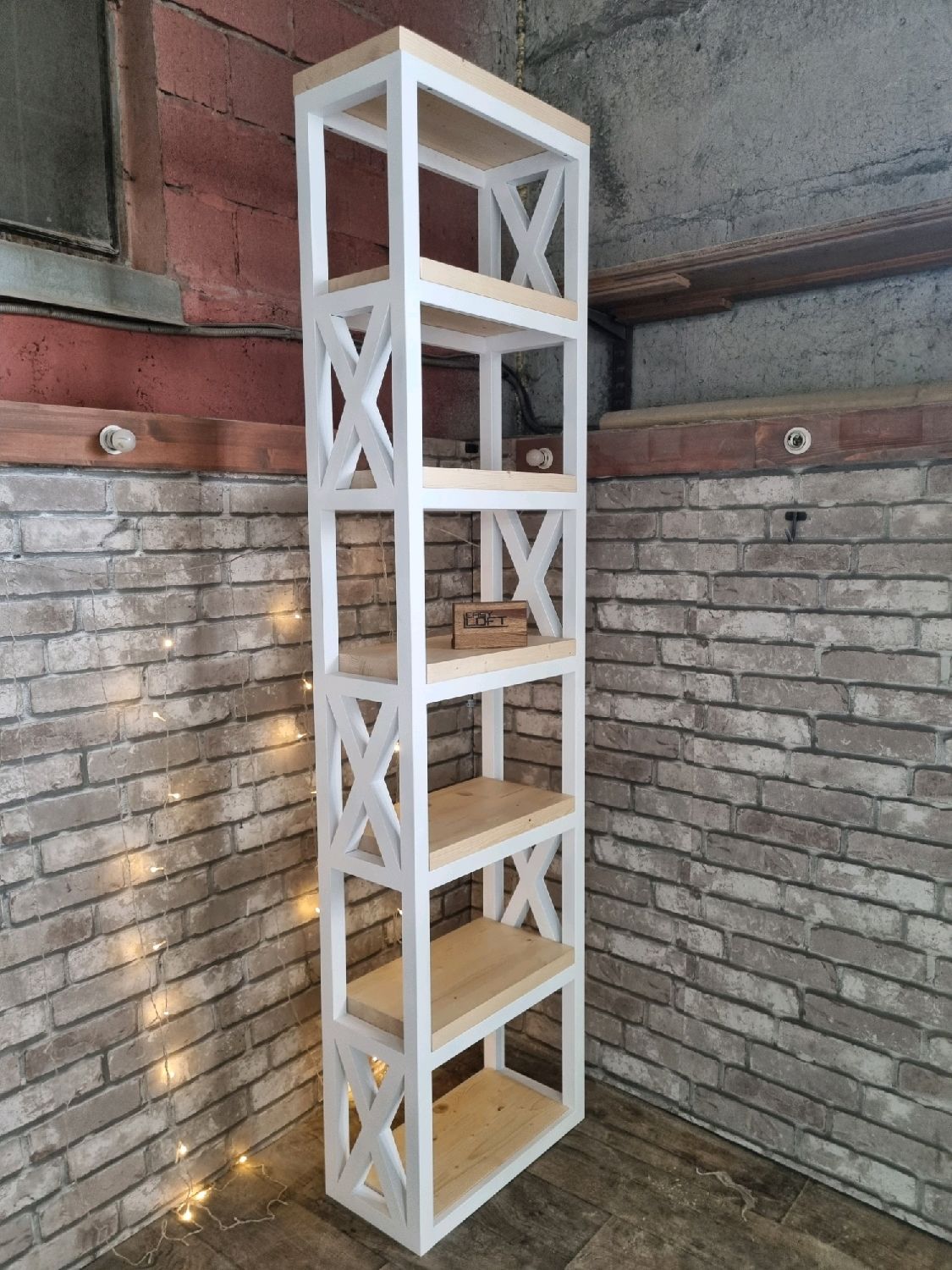 Стеллаж в стиле Лофт Л-074