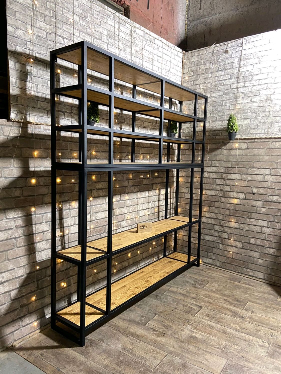 Стеллаж в стиле Лофт Л-082