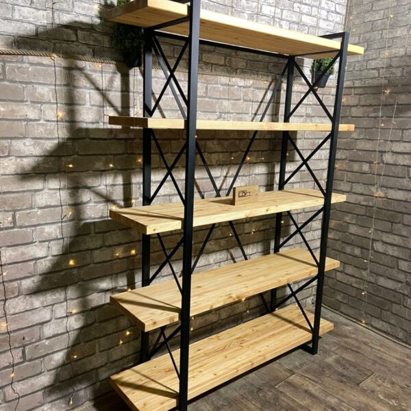 Стеллаж в стиле Лофт Л-083