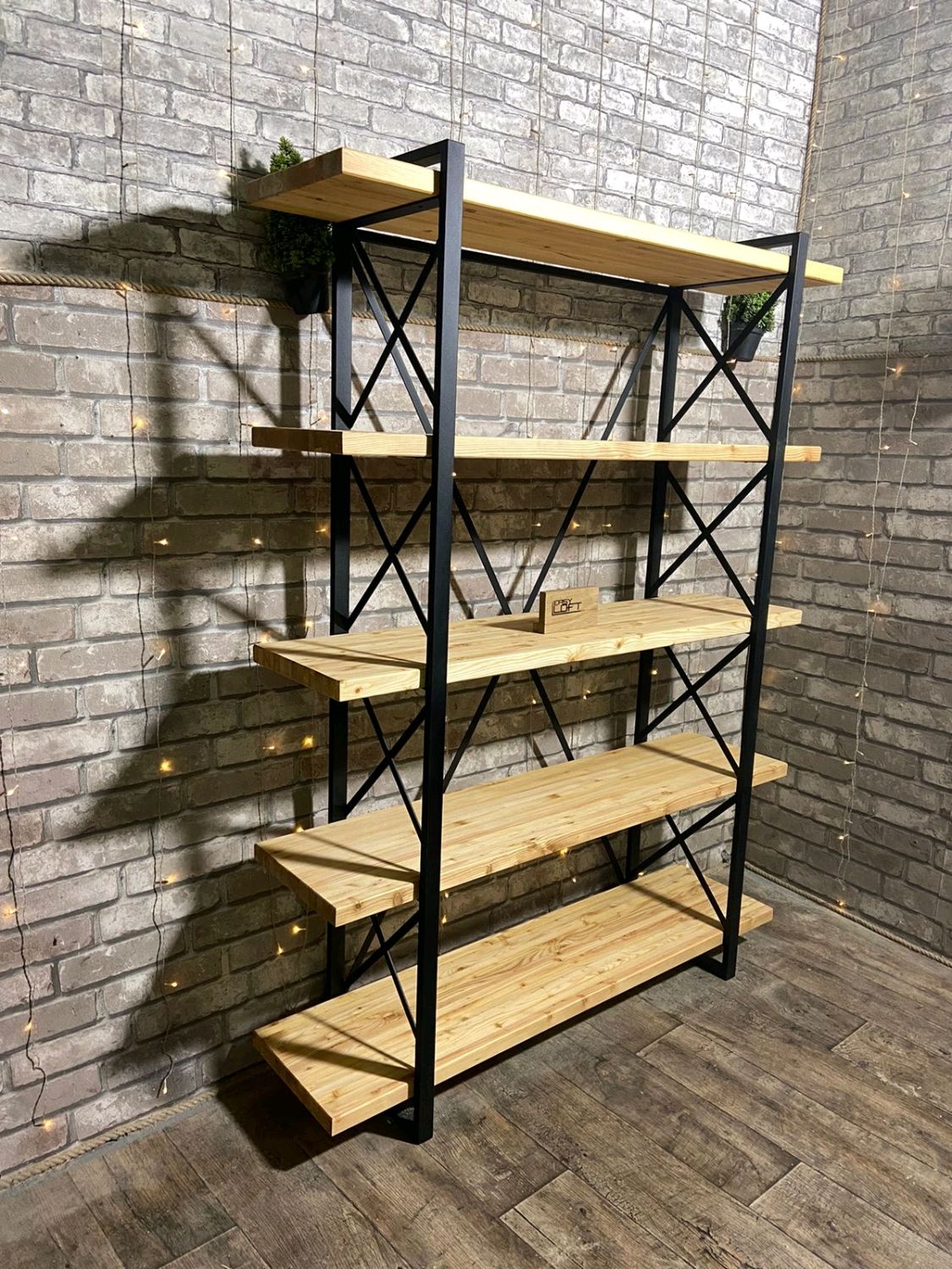 Стеллаж в стиле Лофт Л-083
