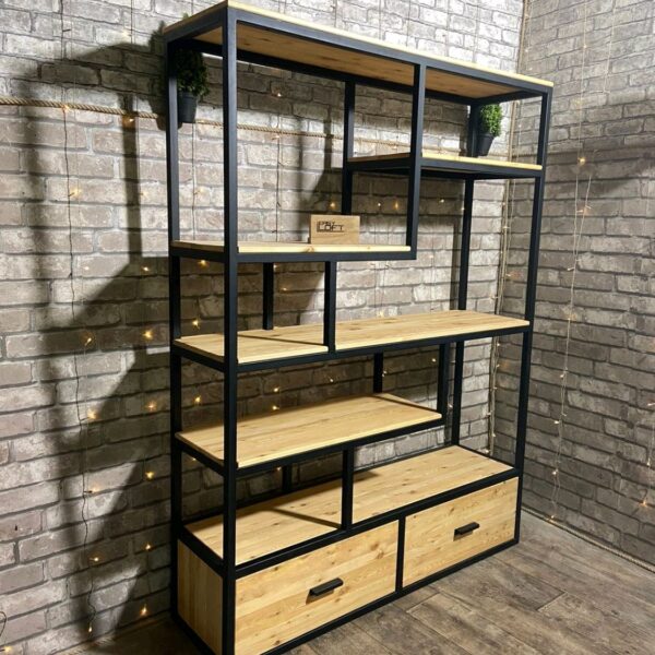 Стеллаж в стиле Лофт Л-084