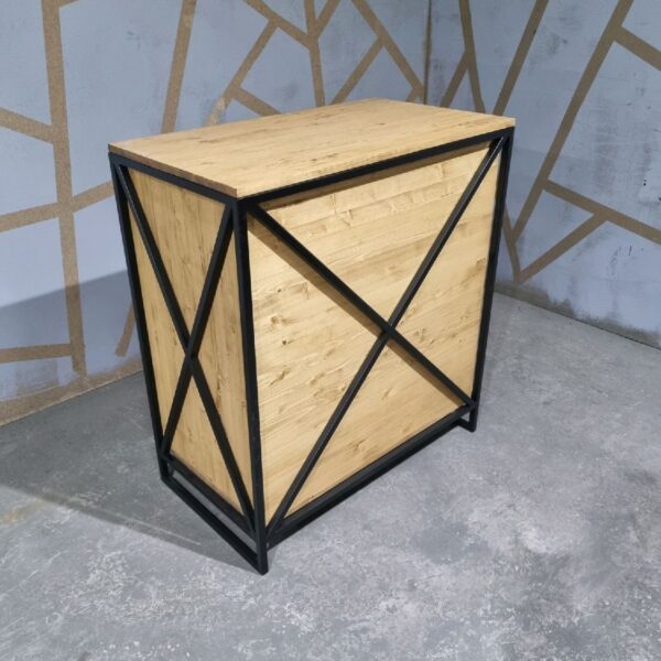 Стойка ресепшен в стиле Лофт Р-001