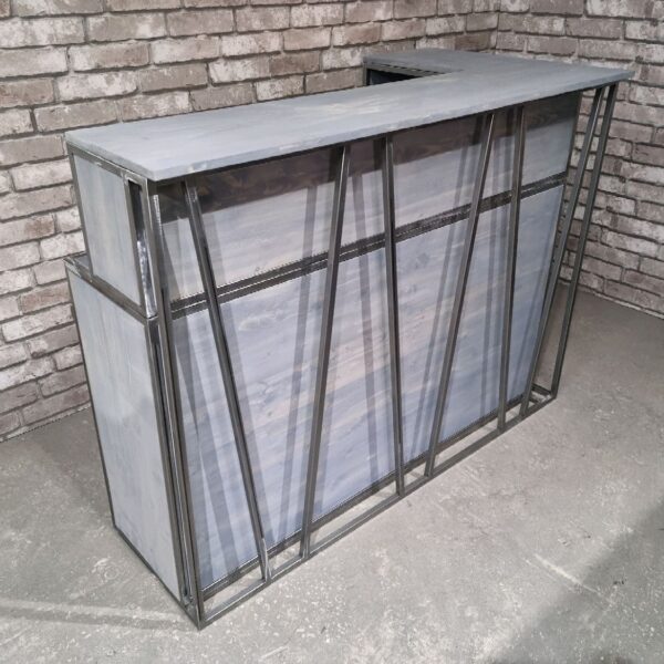 Стойка ресепшен в стиле Лофт Р-004