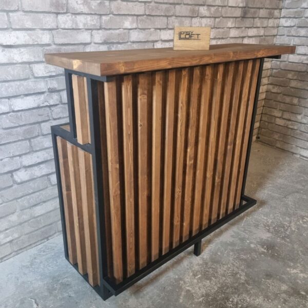 Стойка ресепшен в стиле Лофт Р-005