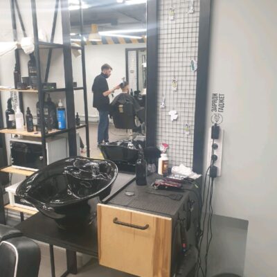 Стол гримёрный (парикмахера) в стиле Лофт из массива дуба С-635