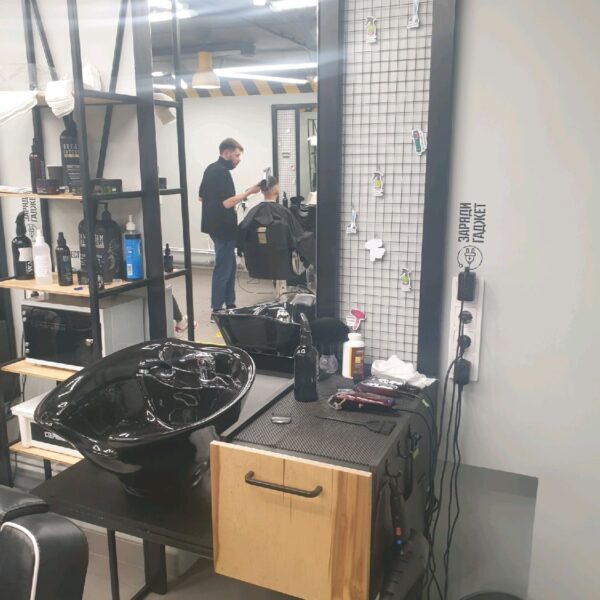 Стол гримёрный (парикмахера) в стиле Лофт из массива дуба С-635