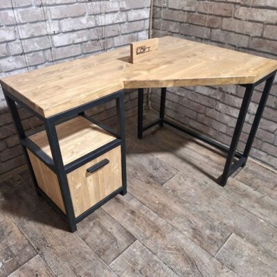 Стол компьютерный угловой в стиле Лофт С-386