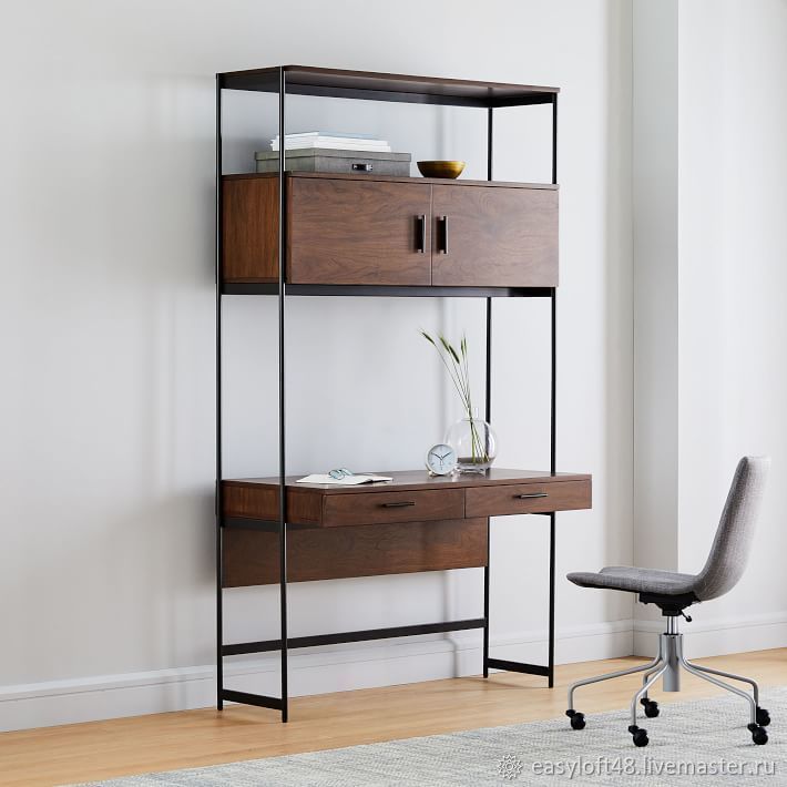 Стол компьютерный в стиле Лофт С-041